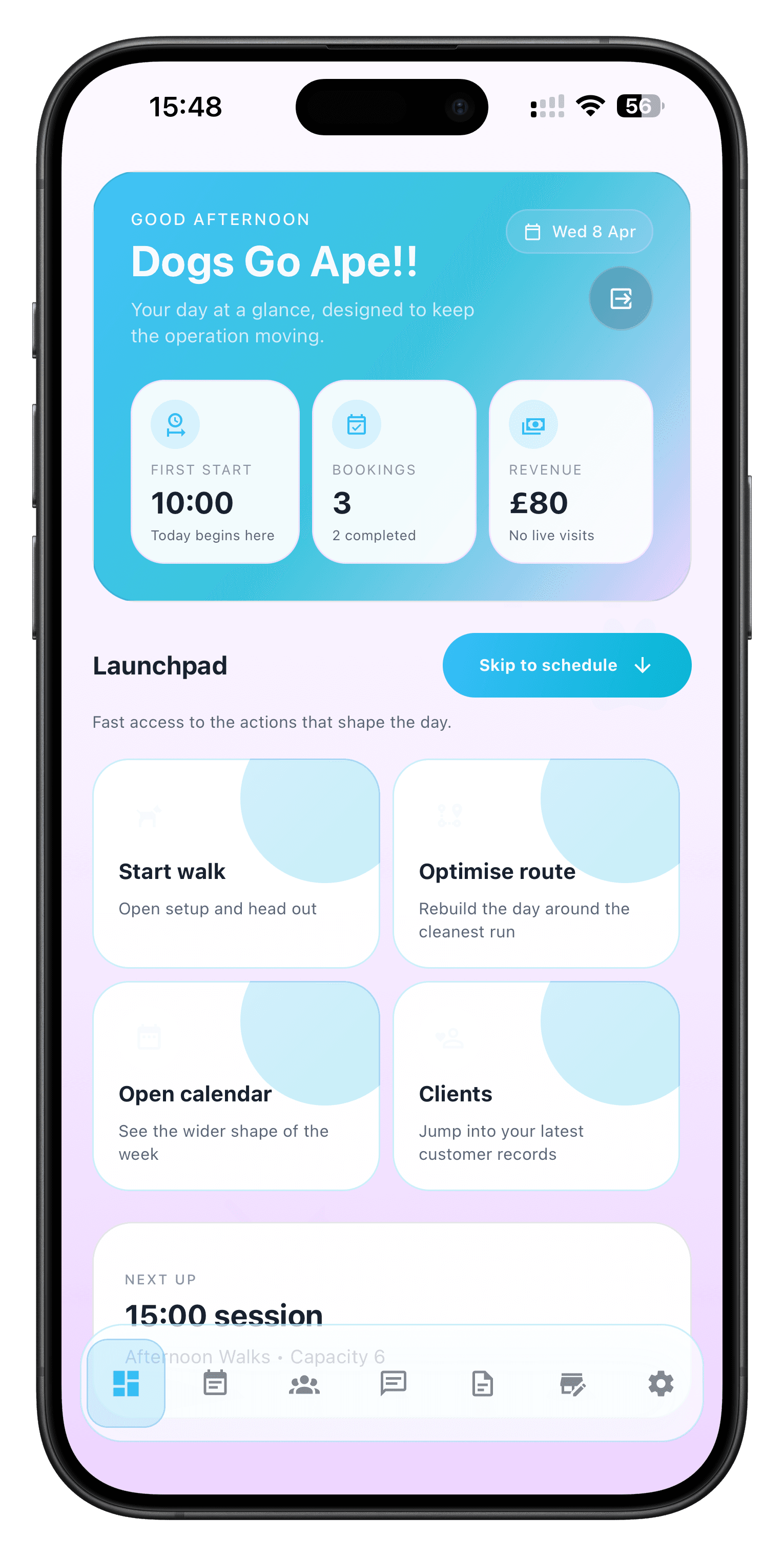Wagify operator dashboard